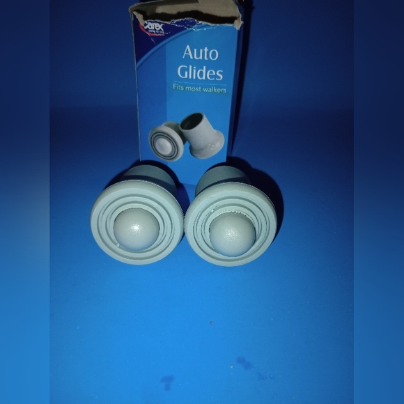 Carex Auto Glides For A Walker Fits Most Walkers Includes 2 Glides A83100 2017 - Picture 2 of 14